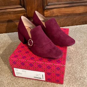 Tory Burch Loafer 2” Port Wine Size 8